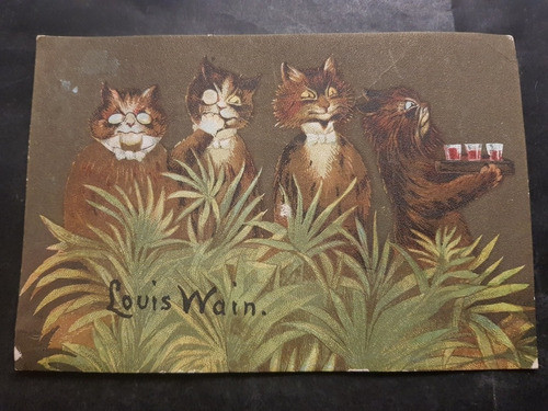 Louis Wain. Té Mazawattee. Publicidad Gatitos. 51520. 0