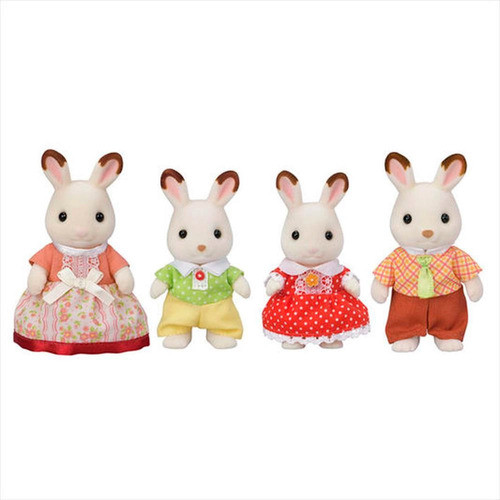 Sylvanian Families - Família Dos Coelhos Chocolate - Epoch 0