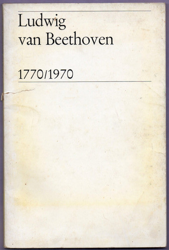 Libro Ludwig Van Beethoven 0