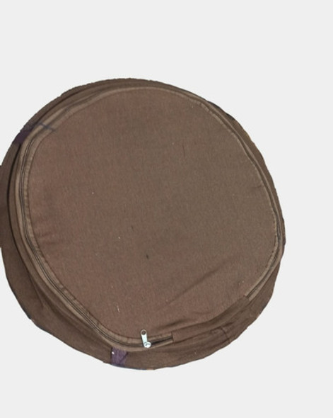 Canasto Para Ropa De Tela Redondo Marron 1