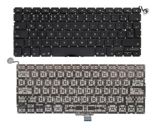 Teclado Compativel Macbook Pro 13 A1278 2008 A 2014 Br Abnt 0