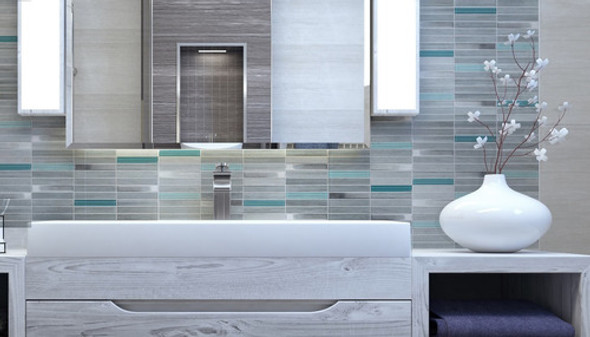 Malla Mosaico Venecita Silver Wood Piu ¡¡entrega Inmediata!! 1