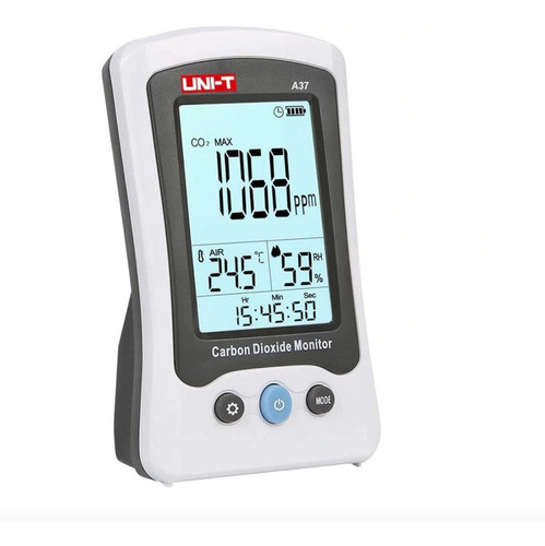 Monitor Medidor De Dióxido De Carbono Co2 Uni-t A37 0