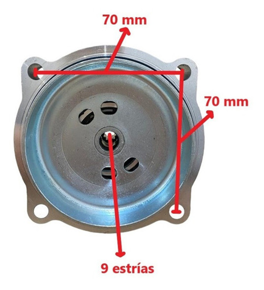 Campana De Embrague P/desmalezadoras 9 Estrias Orig Gamma 1