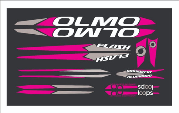 Calco Vinilo Kit Cuadro Horquilla Olmo Flash 0