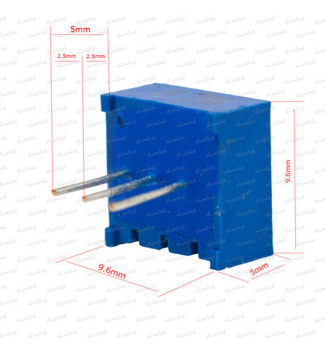 10 Preset Trimpot 3386u Horizontal 100k 100000 Ohms 1
