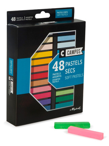 Pasteles Tiza Raphael Campus X 48 Colores 0