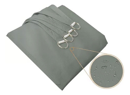 Tela Sombreamento 5x3 M Shade  Impermeável + Kit W 0