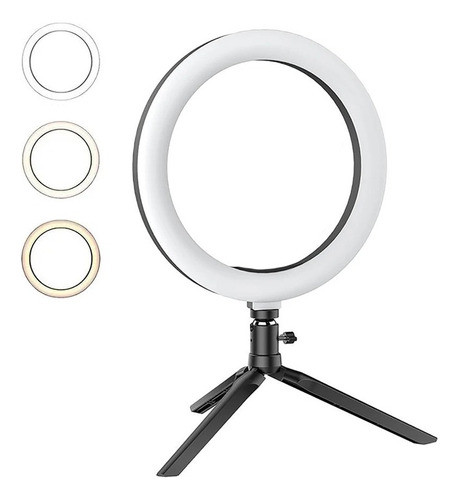 Anillo Luz Led Selfie 16cm 15w C/control Tripode Paragon.uy 0