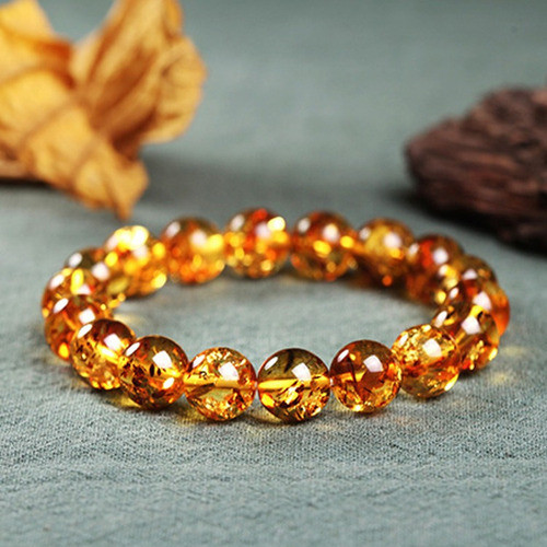 Pulseira Âmbar 18 Miçangas Pulseira Masculina E Feminina 1