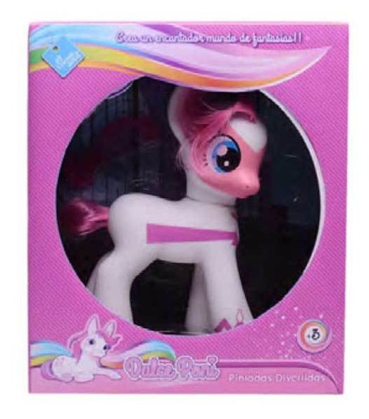 Adorable Poni Pintadas Divertidas Duende Azul Fibro 6930 0