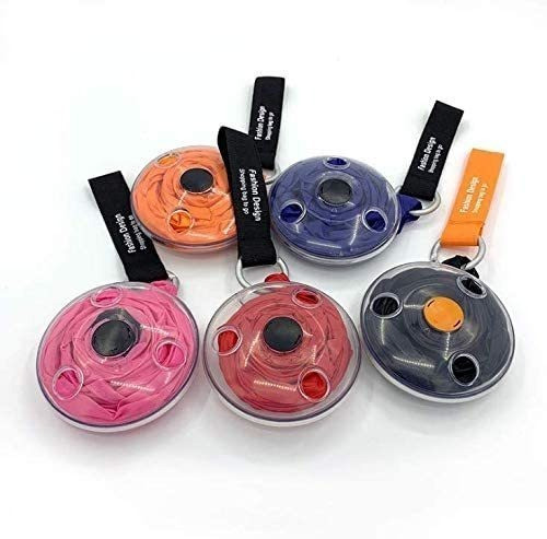 Bolsa De Compras Plegable De Poliester Enrollable - Pack 5u. 0