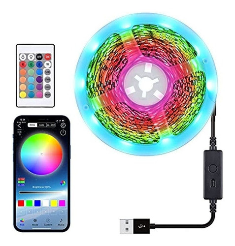 Tira De Luces Led De 10 Pies, Retroiluminación De Tv Rgb Par 0