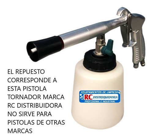 Cono Corneta Pico Repuesto Pistola Tipo Tornador Black Rc 1