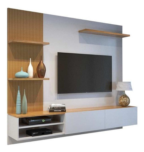 Painel Home P/tv Até 70 Polegadas Montana C/ Prateleiras E N 0