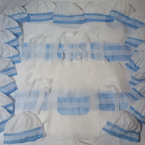 Delantal Y Gorro Cocinero Niño/a  En Friselina 80 Gramos 0