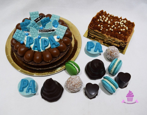 Desayuno Papa Cumple Brownie Chocotorta Oreo Macarons Trufas 0