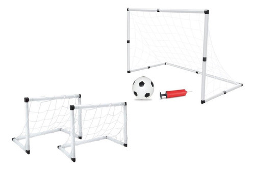 Kit Futebol 2 Traves 1 Bola Para Treinar Facil De Montar 0