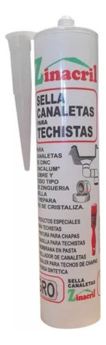 Sellador De Silicona Ziacril, Negro, Cartucho 300 Ml 0