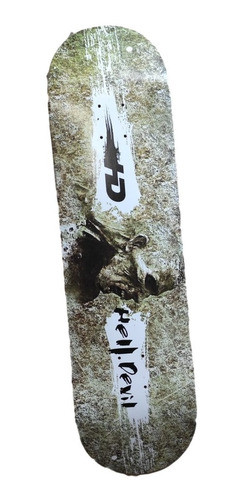 Shape Hd 8.5 Com Lixa Hell Devil Maple Chines - Skateboard 1