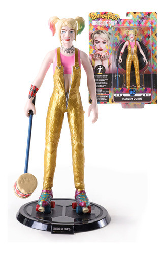 Bendyfigs Figura Harley Quinn Birds Of Prey Dc 84623 0