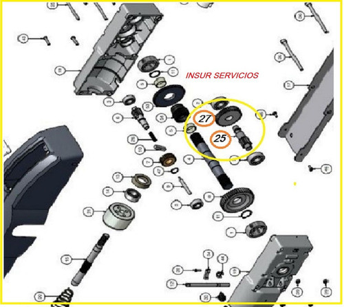 Repuesto Seg Z10 Torsion Tork Bravo Levadizo 1