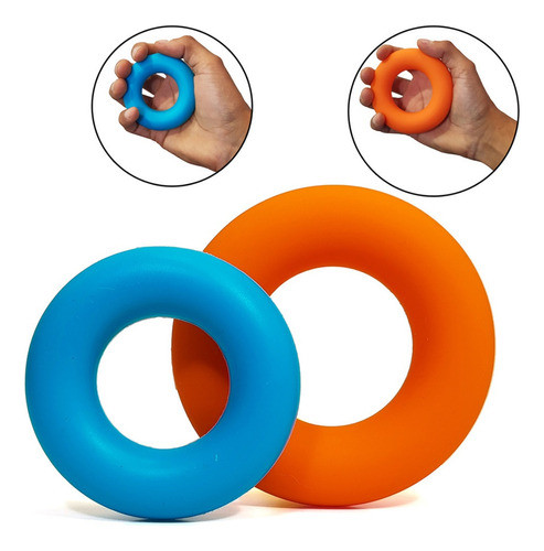 Ejercitador Silicona Mano Dedos Rehabiltación Lesion Fuerza 0