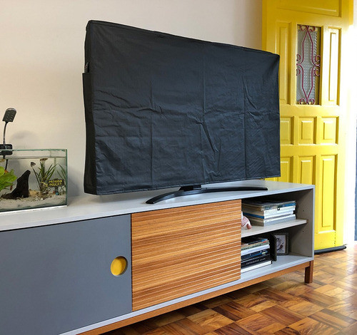 Capa P/ Tv LG 50  Impermeável C/ Porta Controle Remoto 0