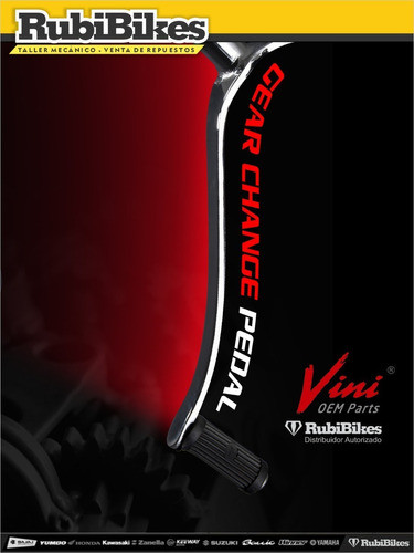 Pedal De Cambio Doble Para Biz 125 / Polleritas. Vini 1