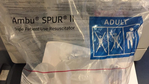 Resucitador Manual Ambu Spur Ii - 3 Medidas 1