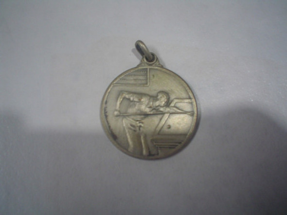 Jugador Pool Billar  Medallita Medalla Juego Campeonato 0