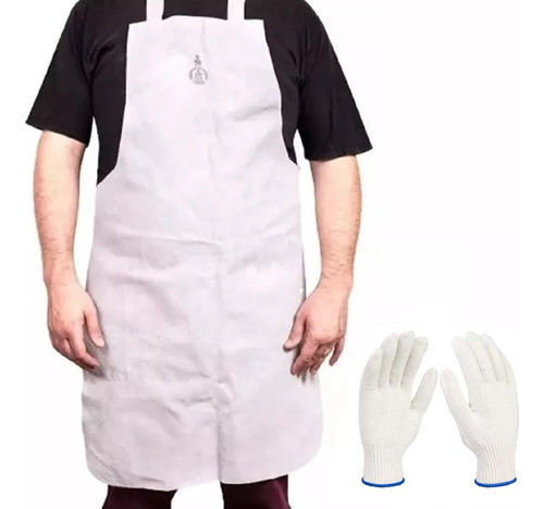 Delantal De Soldar Cuero Con Plomo + Obs - L N F 0