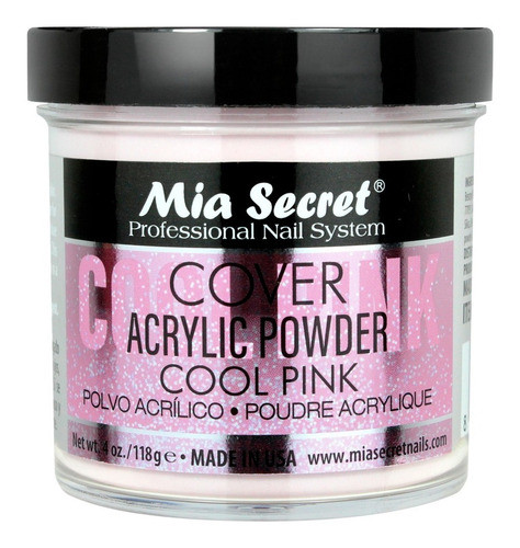 Mia Secret- Cover Acrilyc Powder Cool Pink 4 Oz (118gr) 0