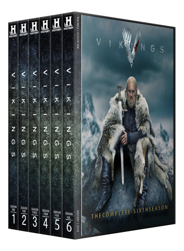 Vikingos Temporadas 1 2 3 4 5 6 En Dvd Latino/ingles Subt Es 0