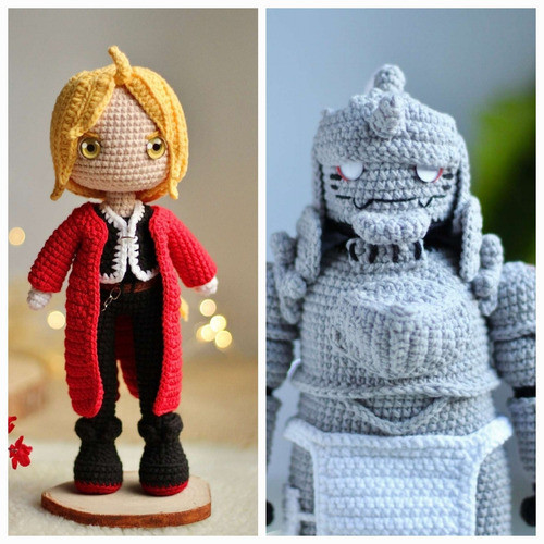 Patrones Amigurumi Fullmetal Alchemist, X2, En Español! 0