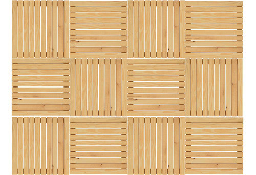 Kit 20 Deck Madeira Modular Varanda Banheiro Sacada 0