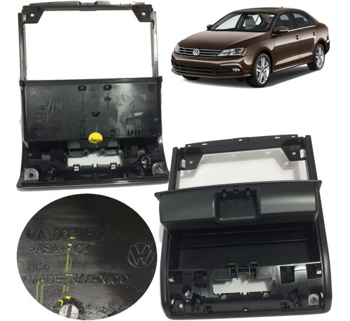 Porta Óculos Original Volkswagen Jetta ( Preto ) 1
