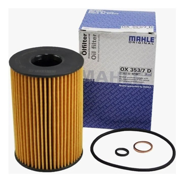 Filtro Aceite Para Bmw X6 4.4i V8 N63b44a 08/ Original Mahle 0