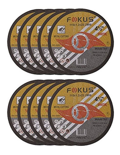 Fokus Ultra Delgada Disco 4 - 1/2 Por 0045 Ruedas Y Cortado 0
