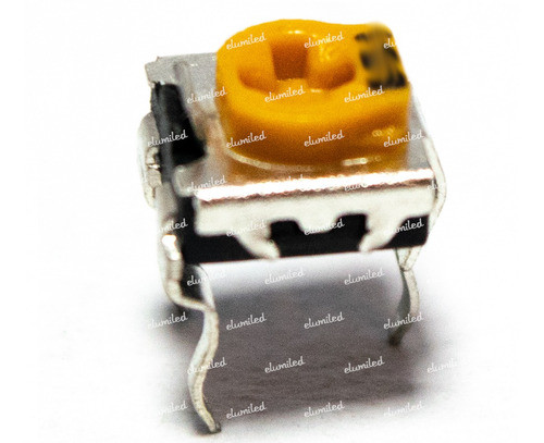 Preset Trimpot Carbon Mini Horizontal 2k (3318f-202) X5 0