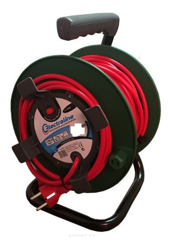 Carrete De Cable 1 Schucko 25 Mt Electraline Ferreplus 0