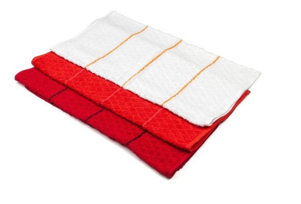 Repasador Premium De Toalla 100% Algodón Gigante X 6 Unid 1