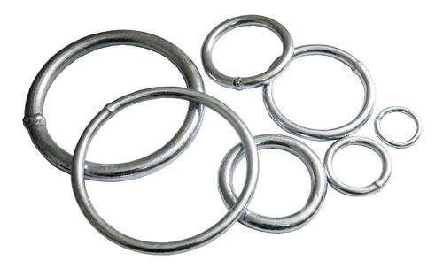 Argollas Metal Soldado Pase 6 Cm Kit X 10 Unidades 0