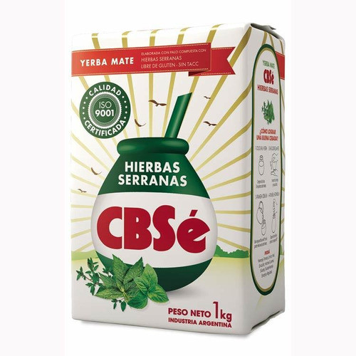 Pack X 24 Unid. Yerba  Hierba Serr 1 Kg Cbse Yerbas 0