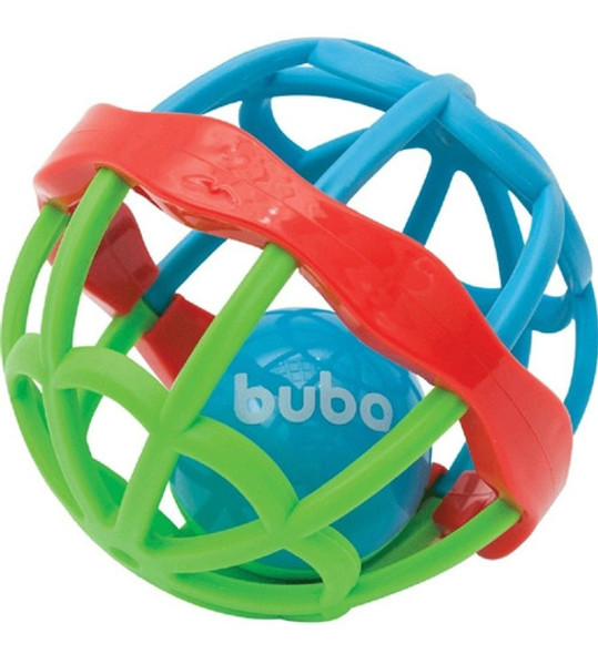 Chocalho Baby Ball Buba Azul 0
