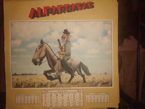 Almanaque Alpargatas Molina Campos Completo 1942 1