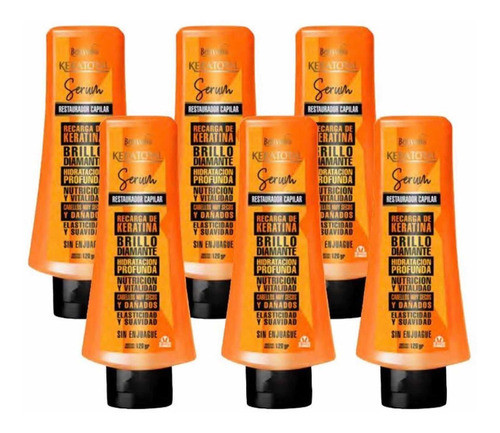 Serum Keratotal X6 Para Cabellos Muy Secos Bellísima 0