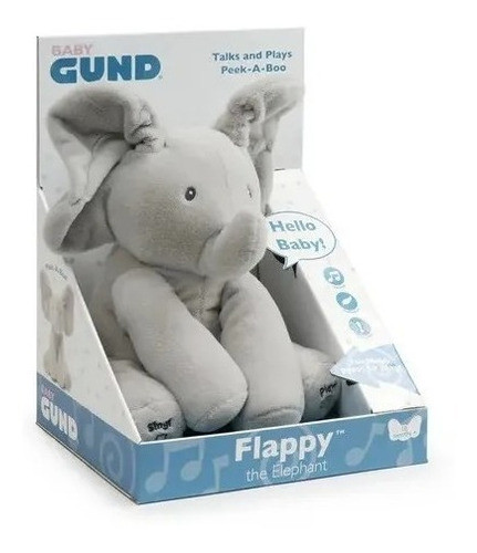 Flappy Elefante Interactivo Al Tacto 6052850 Gund Baby Srj 0