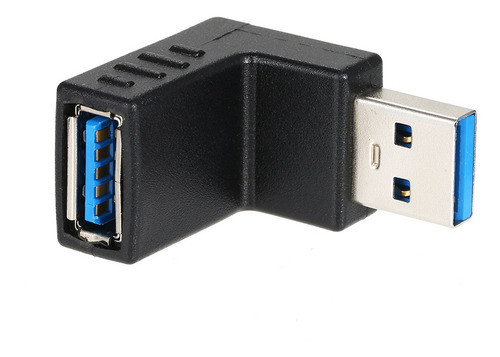 Ângulo Reto Usb3.0 Am Para Af L Adaptador De Forma Usb 0