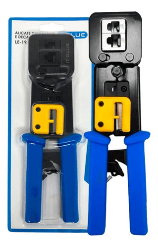 Alicate Ez Crimp De Passagem Rj45 Rj11 Rj12 Ez Crimp Comum 1